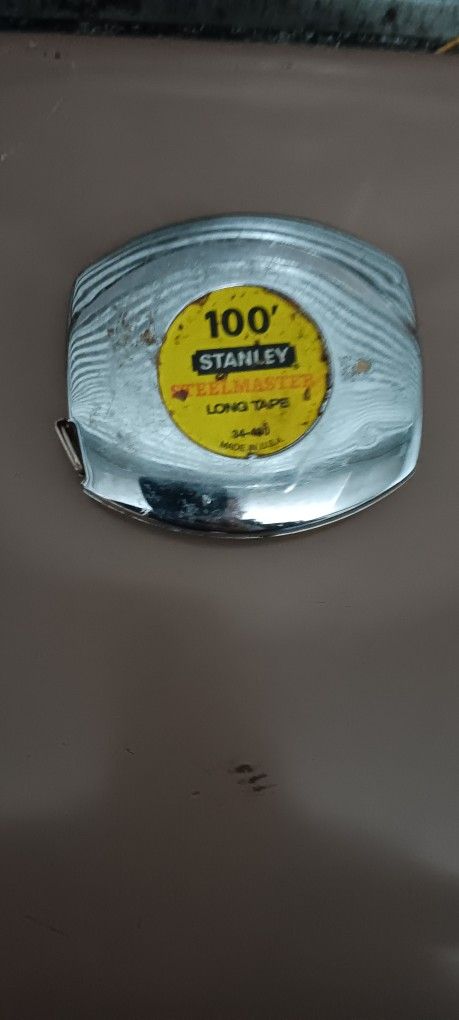 100ft Stanley Steelmaster Measurement Tape