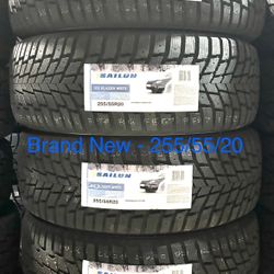 (4) - 255/55/20 Sailun Ice Blazer WSTX Snow Tires