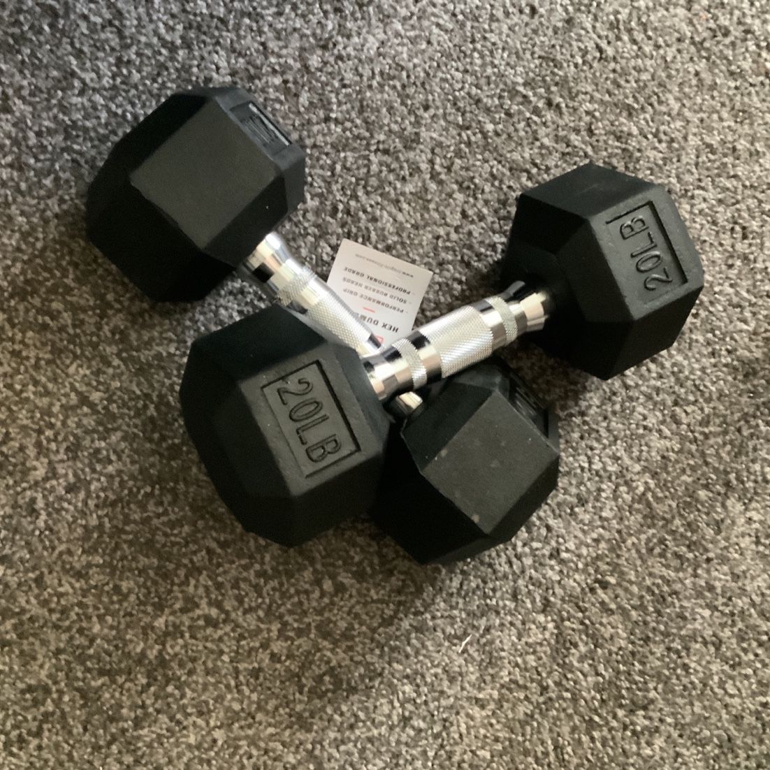 Pair Of 20# Dumbbells
