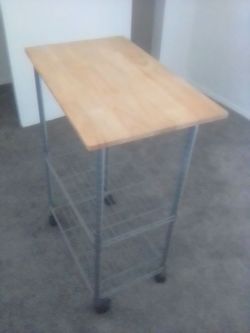 Small butcher block kitchen island