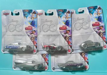 New Disney Pixar Cars  Diecast Silver 100  Years Anniversary HNP98