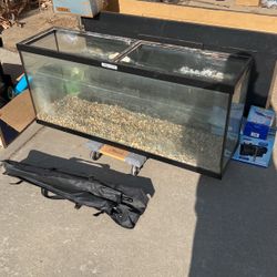55 Gallon Tank With Stand And Accessories 