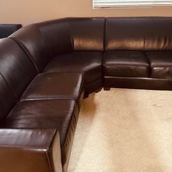 Leather Sectional