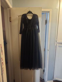 Blk lace dress