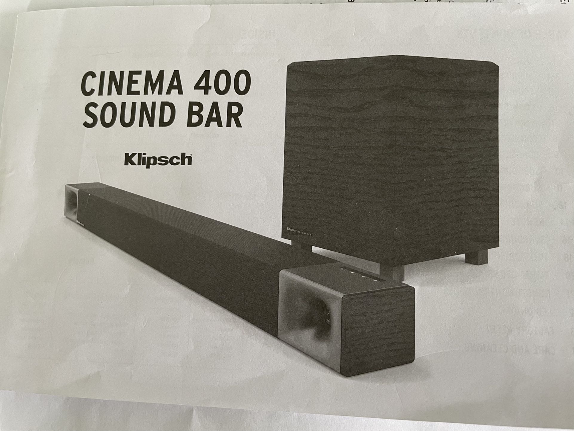 Klipsch Cinema 400 Sound Bar