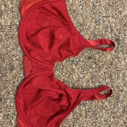 Red Underwire Bra
