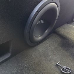 Old School Re Audio Se 10" Subs With Custom Prefab Gmc Sierra Crew Cab Silverado Chevy Sub Box Enclosure 