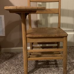 Antique Wooden School Desk Nice!!!