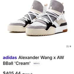 Adidas Alexander Wang x AW BBall "cream"
Used 
Size 9.5