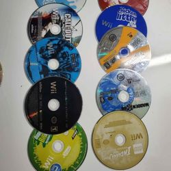 Nintendo Wii Game Collection (Needs Resurface)