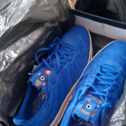 Adidas Blue Swayed Shoes 