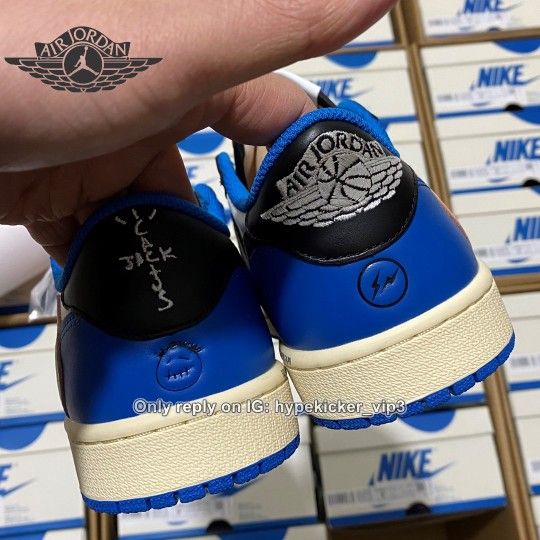 Jordan 1 Low Fragment x Travis Scott 95 All Sizes Available