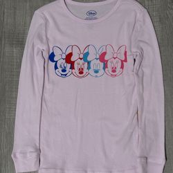 New Minnie Mouse Long Sleeve PJ Set- Size 6