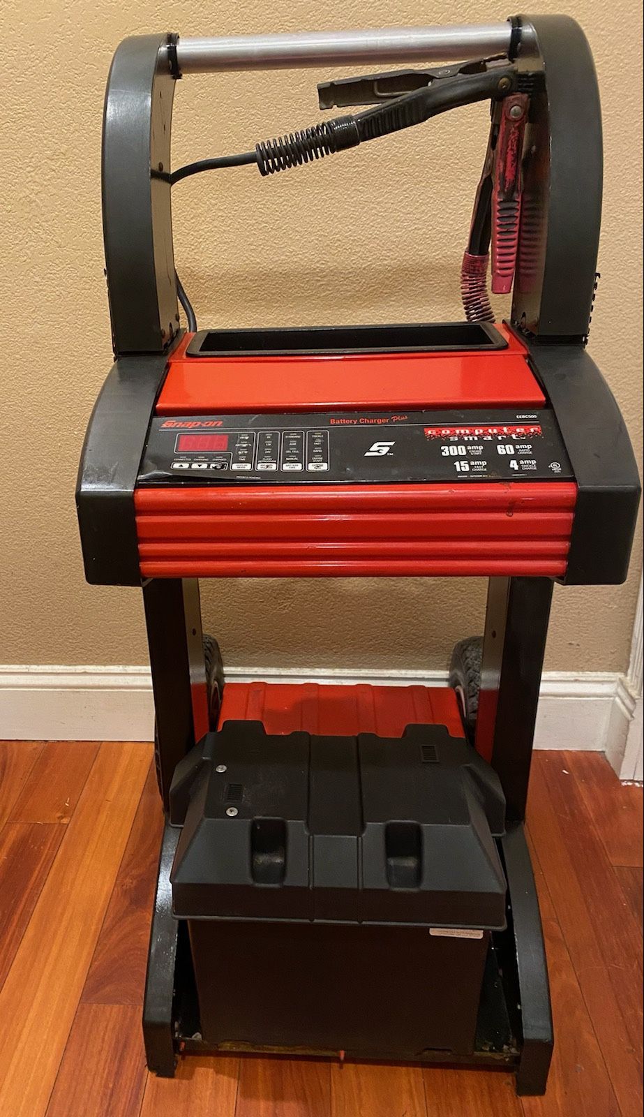 SnapOn Battery Charger Plus & Cover Model EEBC500 Snap On SnapOn In