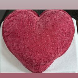 Bling Heart Plush Pillow - Soft & Sparkly💖💎