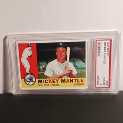 Graded 1960 topps MICKEY MANTLE  #350 (RP)
