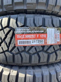NITTO RIDGE GRAPPLER 35x12.50R22LT TIRES FOR SALE!!!!!
