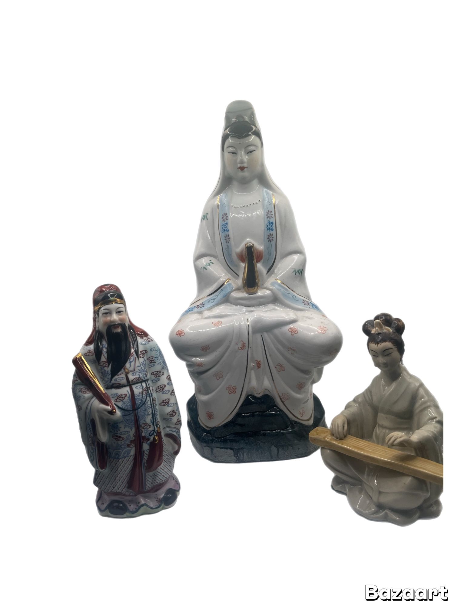 Collection of Three Vintage Asian Figurines