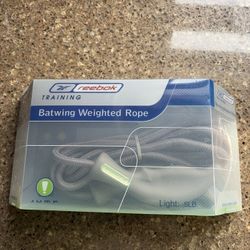  Reebok Batwing Weighted Jump Rope (New in Box)