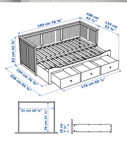 Ikea Daybed - White