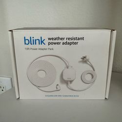 🔌 Blink Weather Resistant 13ft Power Adapter — NEW SEALED BOX