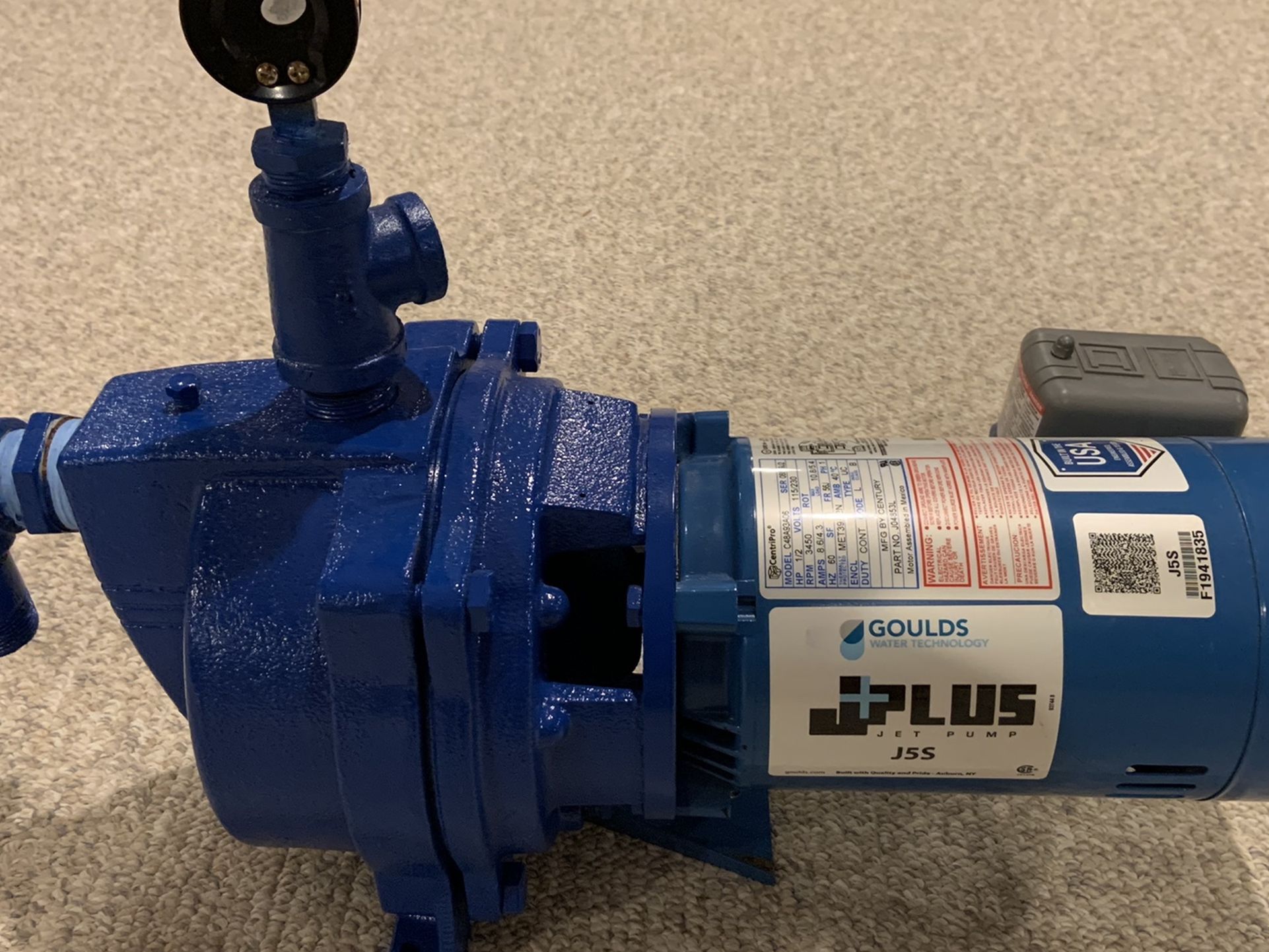 *Like New* Goulds J5S Shallow Jet Pump 1/2HP