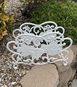 Vintage Cast Iron Magazine Stand