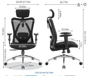 SIHOO M18 Ergonomic Office Chair Black
