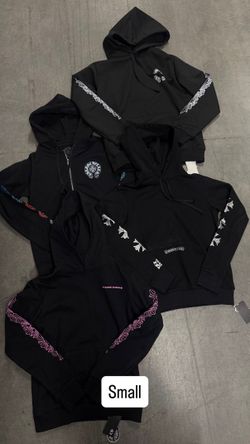 Chrome Hearts Hoodies – Black Embroidered