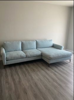 Like new - two piece sectional couch