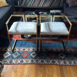 Two Excellent Condition West Elm Chairs 