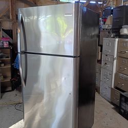 Stainless steel doors with black 