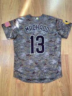 San Diego Padres Machado Camo Baseball Jersey Men’s Size M