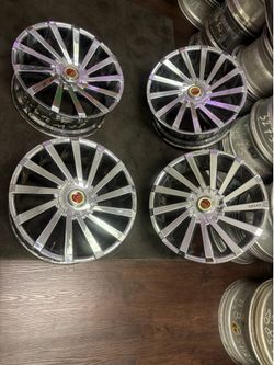 Dodge Chrysler Chevy BMW Tesla Land Rover Nissan Toyota Honda Ford GMC Cadillac kia Hyundai Mazda Mitsubishi Rims Wheels 20 Inch 5 Lugs bolt pattern 1