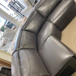 NEW COZY 3PC “PARTIAL” LEATHER SECTIONAL