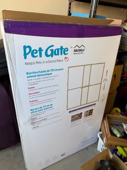 Pet gate - 44” tall and 29-50” wide