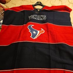 TEXANS PONCHO 