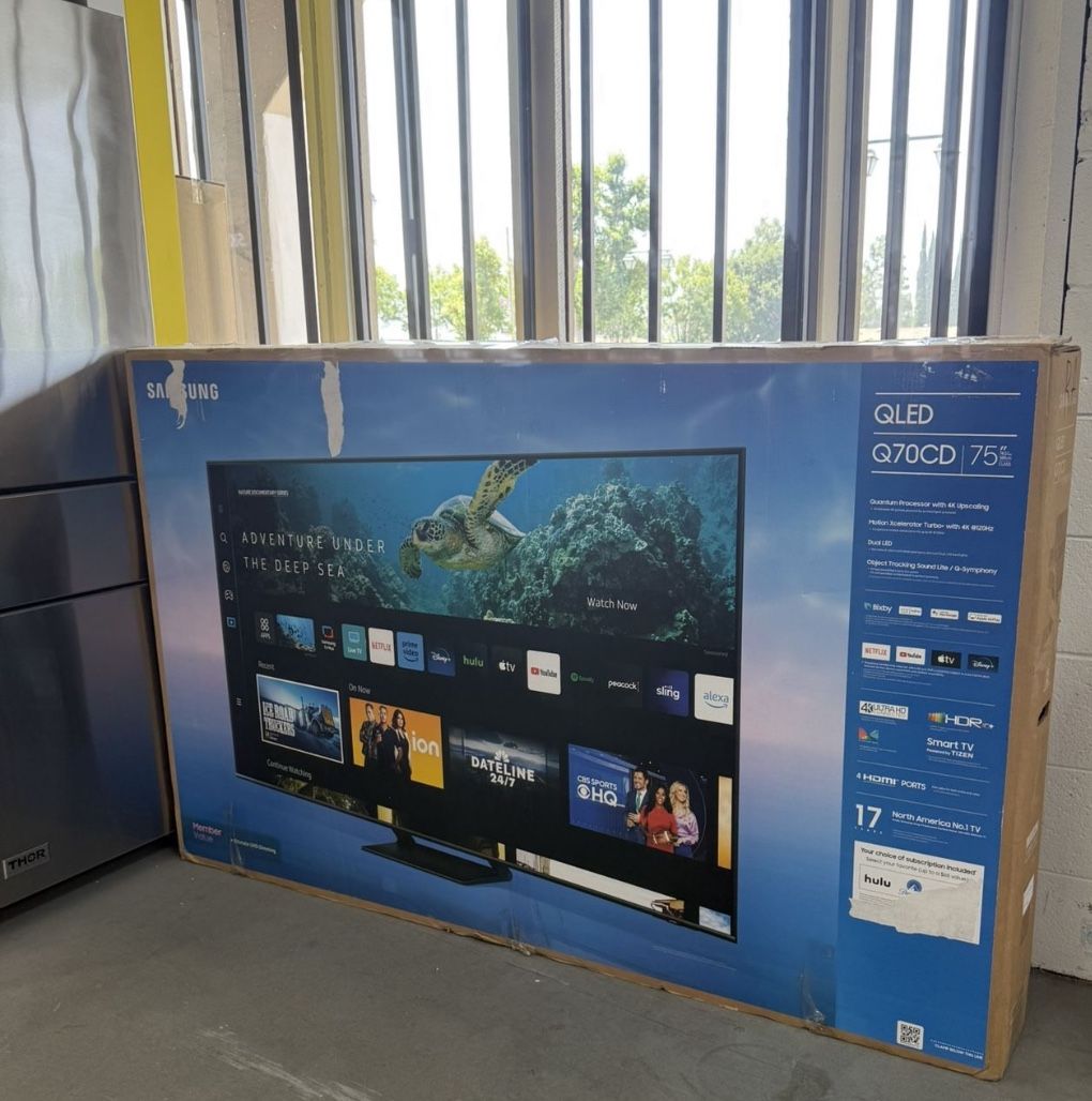 75” SAMSUNG QLED Q70D 4K SMART TV