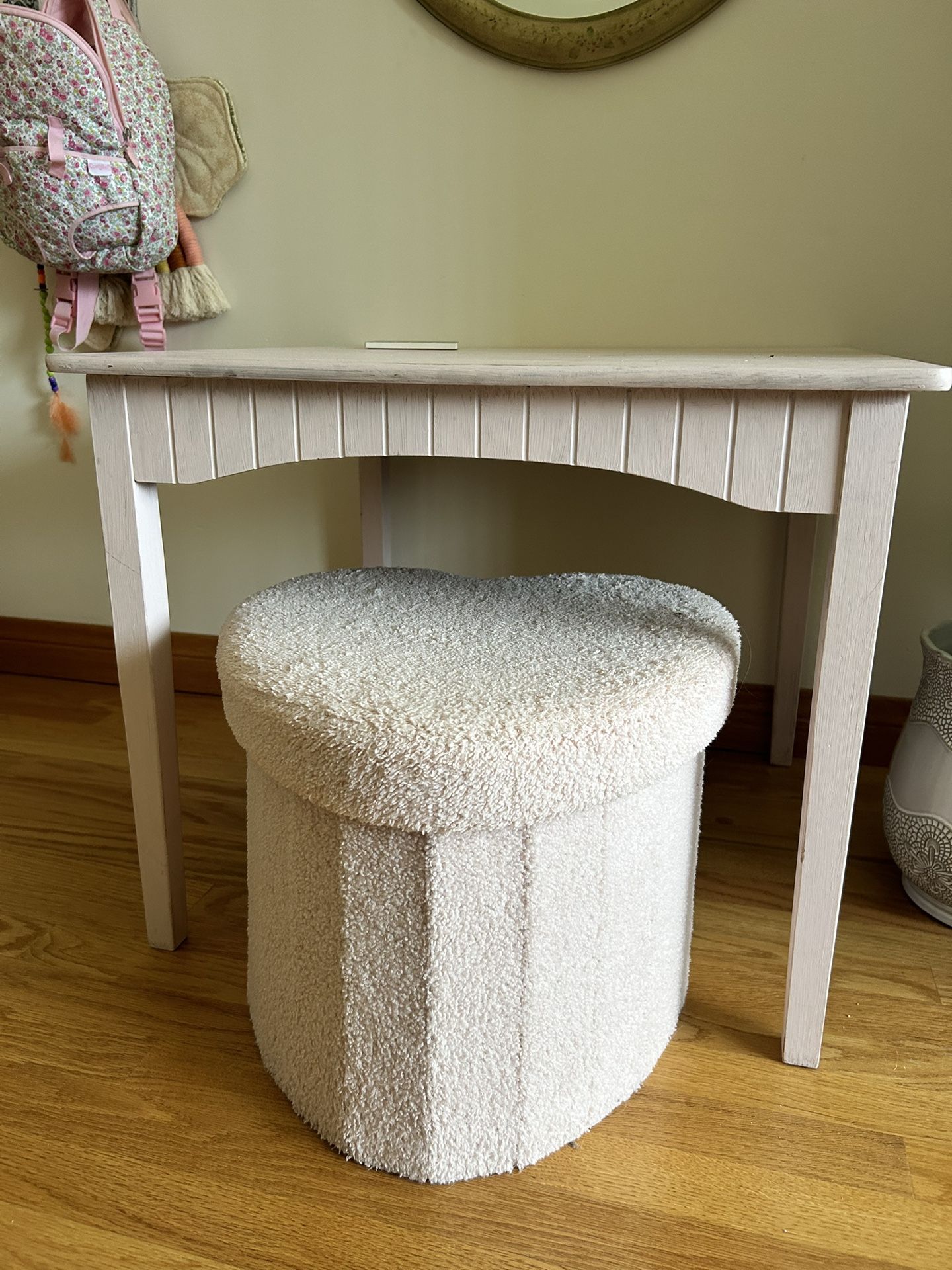 Toddler/Kids Solid Wood Table Pink