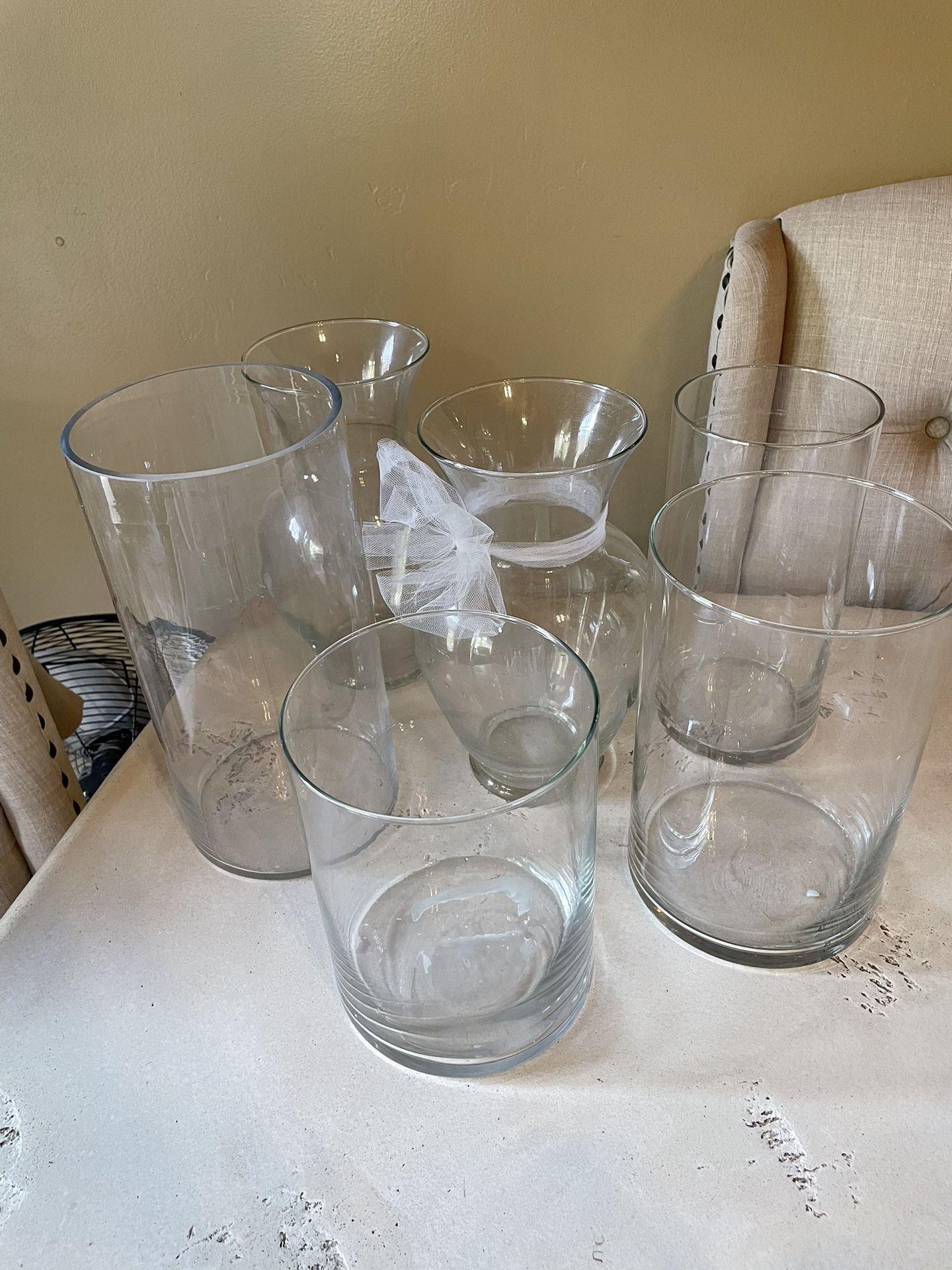 Large Candle Vases 