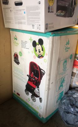 Disney Mickey Mouse Disney Baby Stroller with Car seat