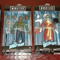 Universal Monsters "Jada Toys" 4 Different Figures 
