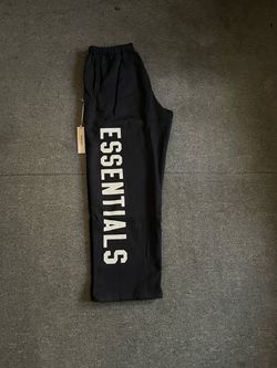 Black essentials baggy sweats