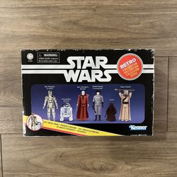 Hasbro Star Wars Retro Collection 3.75” 6 Figure Set A New Hope