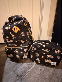 Kids Herschel backpack and lunch