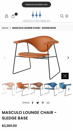 Masculo Lounge Chair Sledge Base