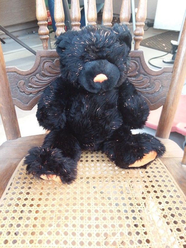 build a bear teddy bear Halloween collector bear never played with 