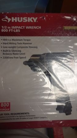 Husky 1/2 inch impact wrench