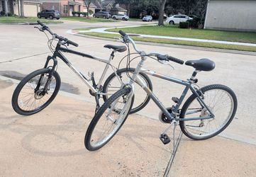 HIS & HER - Gray Fisher 26" wheels Aluminum Mountain bikes($145 each/$280 both)