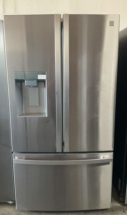 Kenmore 3-Door Stainless Steel Refrigerator Fridge
